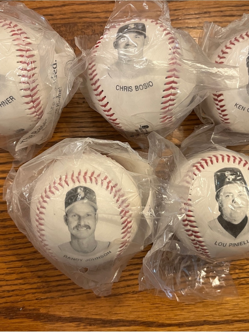 Mariners Chevron Baseballs Johnson Pinella Griffey Buhner